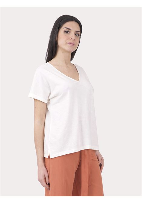 T-shirt scollo a v morbido DES PETIT HAUTS | T- Shirt | ZAELINE-1E23022802066